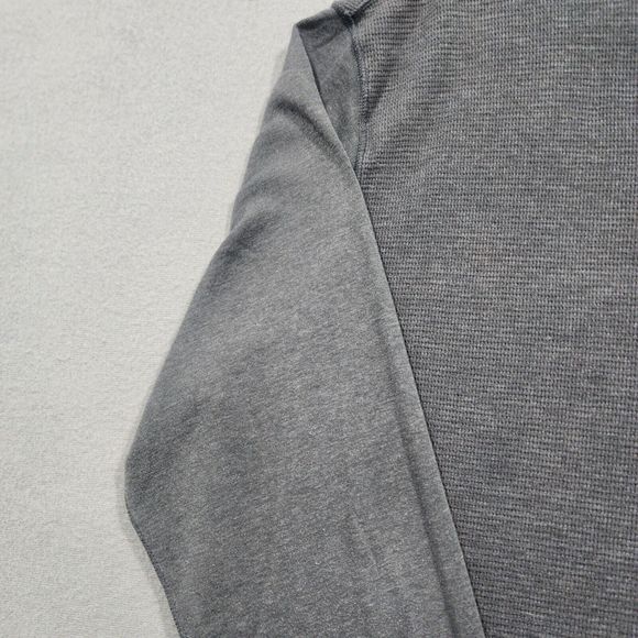 Polo Ralph Lauren Shirt Sweater Pullover Mens XL Gray Long Sleeve White Pony Vtg - Picture 6 of 16